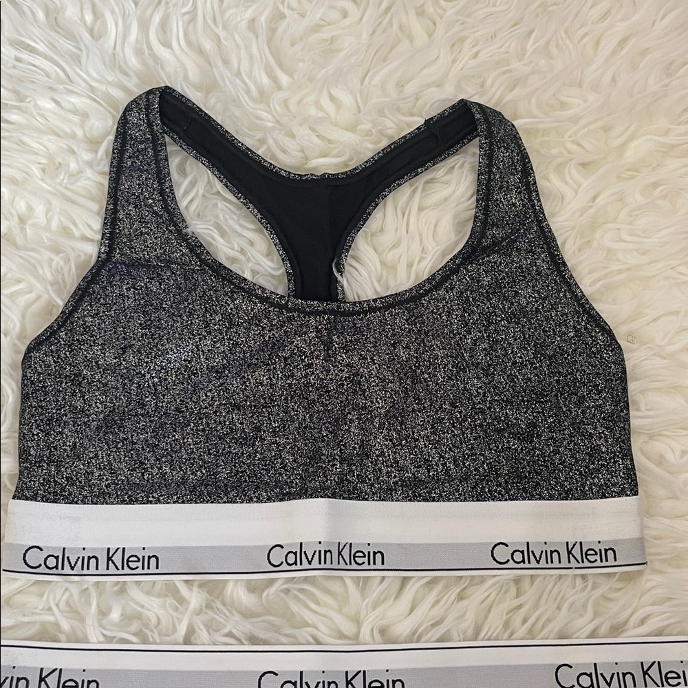 Calvin Klein Modern Cotton Bralette and Panty Set Lingerie Lounge Set size Large - Picture 4 of 6